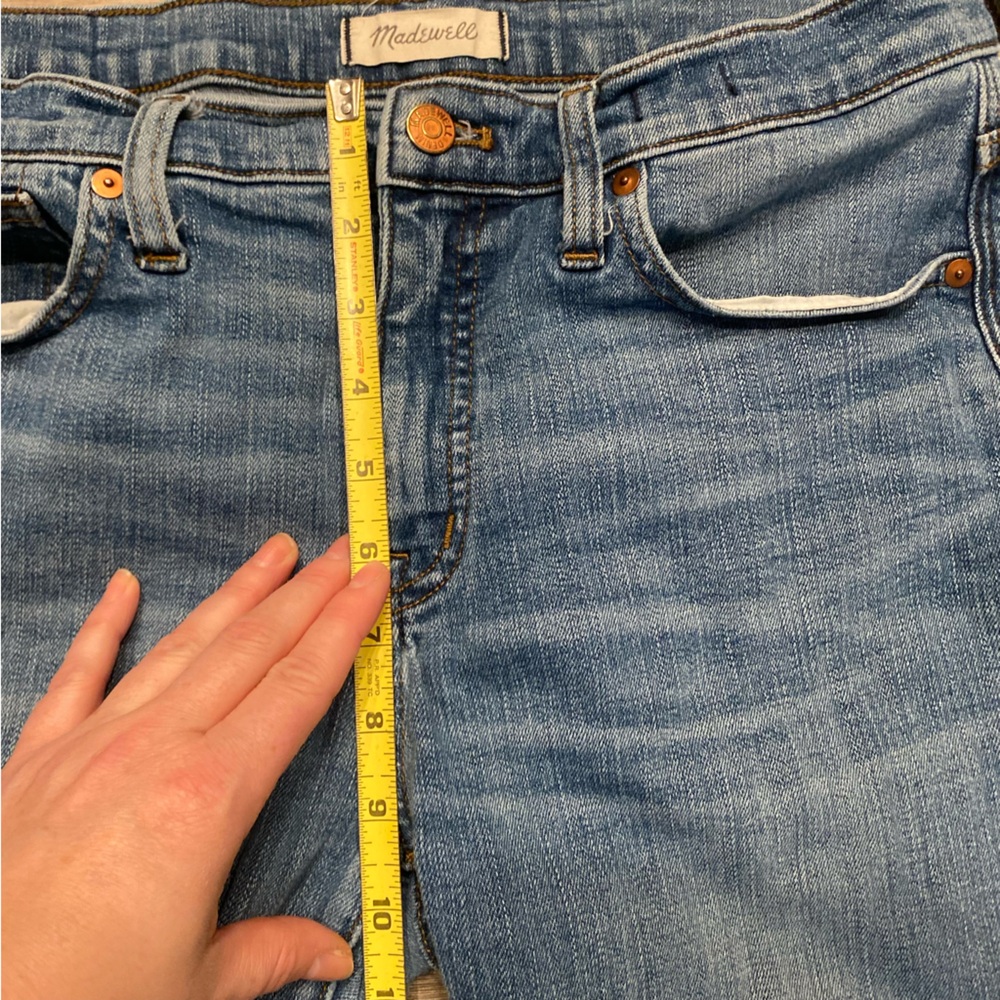 Madewell 9” High Rise Skinny Crop Blue Jeans Women’s 31 - Picture 5 of 8
